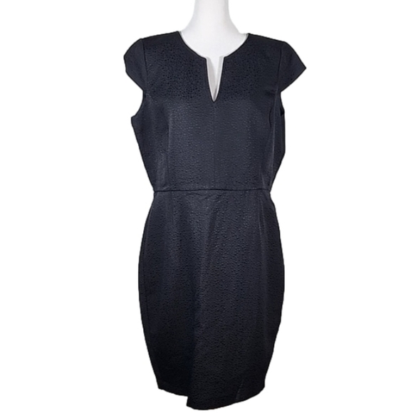 💙JULIO  black dress  texture  size 10 - Picture 1 of 10